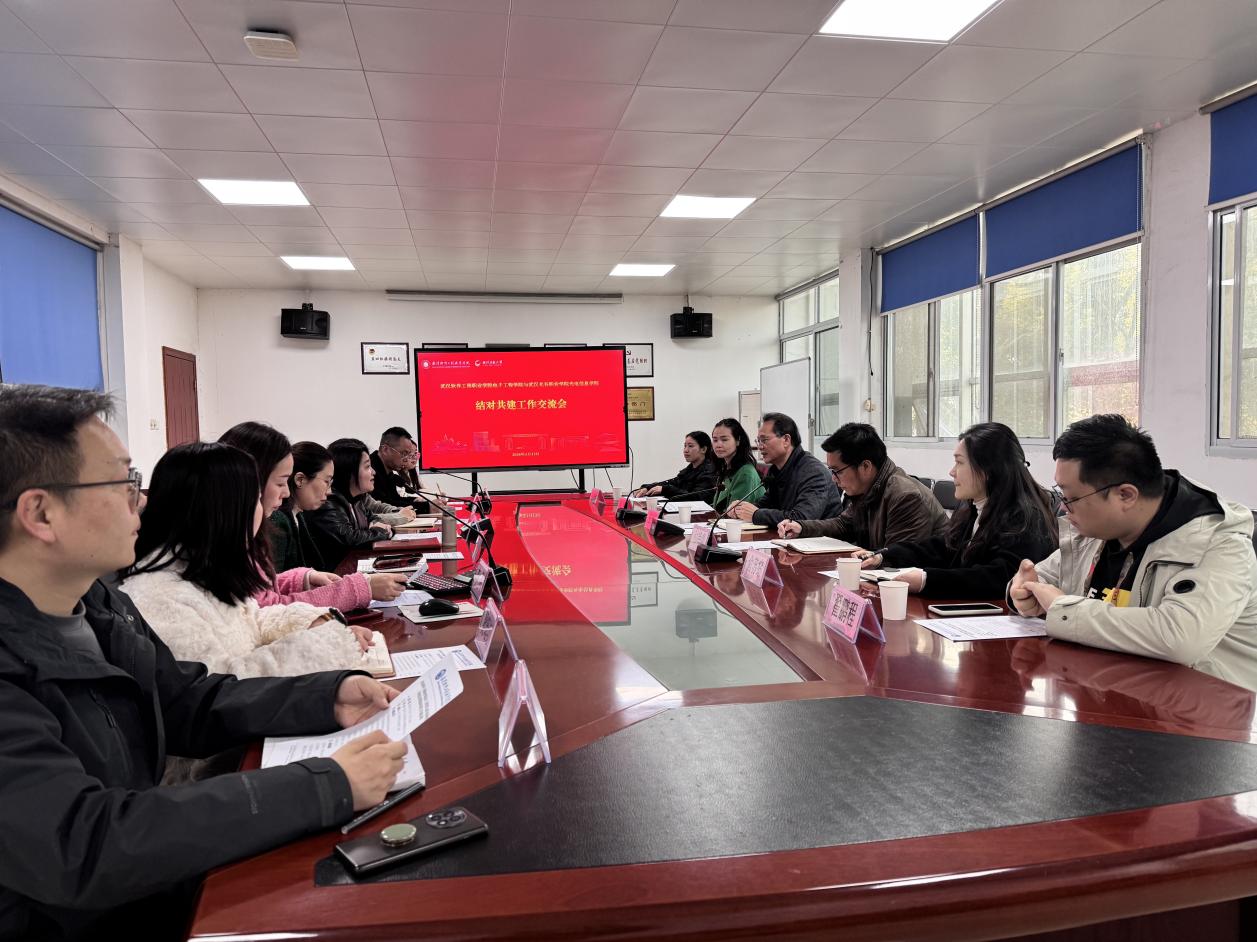 党建结对聚合力 携手共进谱新篇-武汉软件工程职业学院-电子工程学院